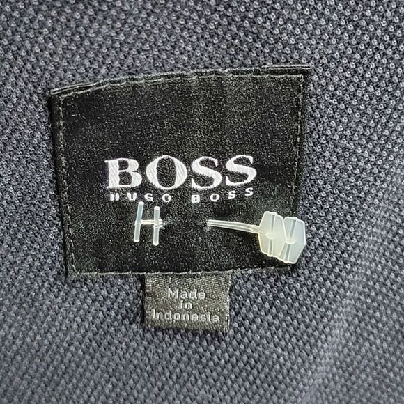 Hugo Boss Morell5-W Men's Sport Coat Blazer Two Button Cotton Navy Birds Eye 44R - Picture 15 of 16